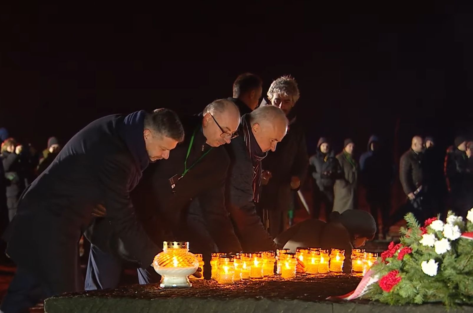 Międzynarodowy Dzień Pamięci o Ofiarach Holokaustu – Warszawa, 27 stycznia 2024. Kadr z relacji obchodów.