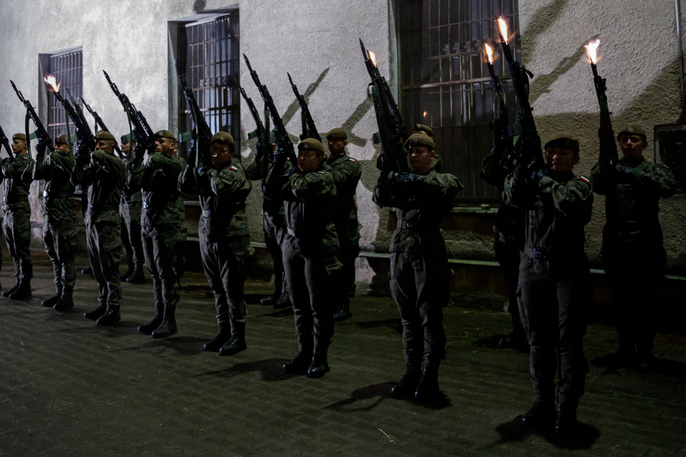 Uroczystości przed Ścianą Śmierci – Warszawa, 25 maja 2024. Fot. Sławek Kasper (IPN)