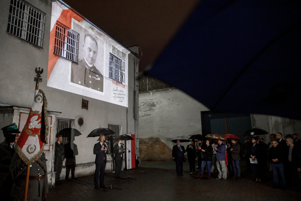 Uroczystości przed Ścianą Śmierci – Warszawa, 25 maja 2024. Fot. Sławek Kasper (IPN)