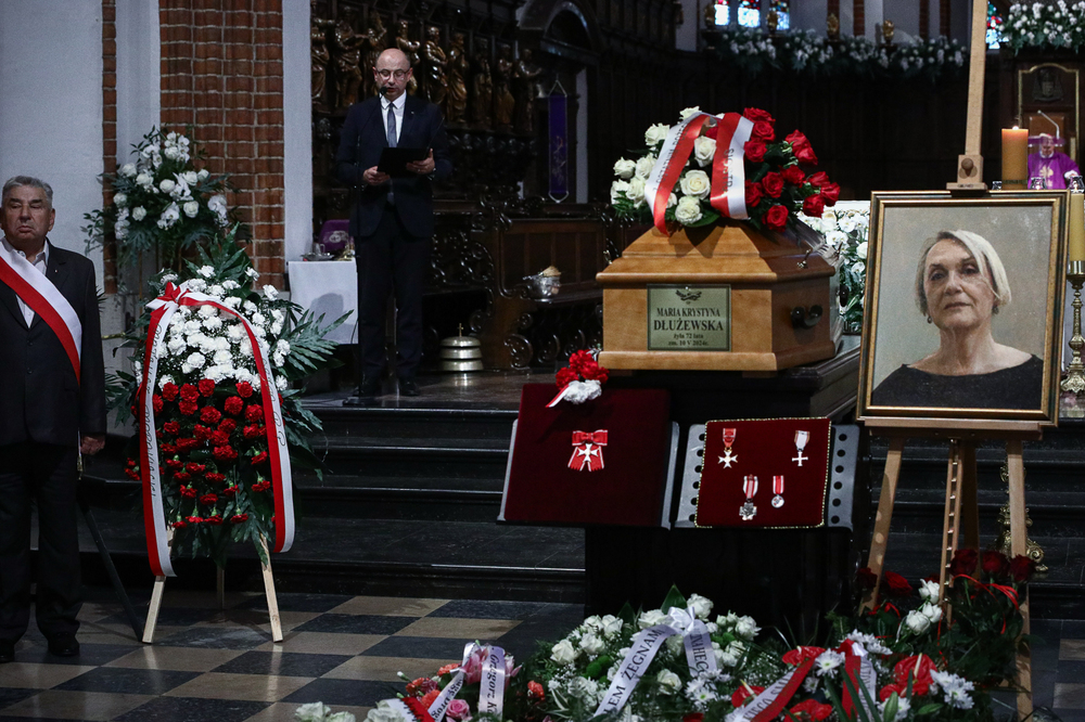 Uroczystości pogrzebowe Marii Dłużewskiej – Warszawa, 27 maja 2024. Fot. Sławek Kasper (IPN)