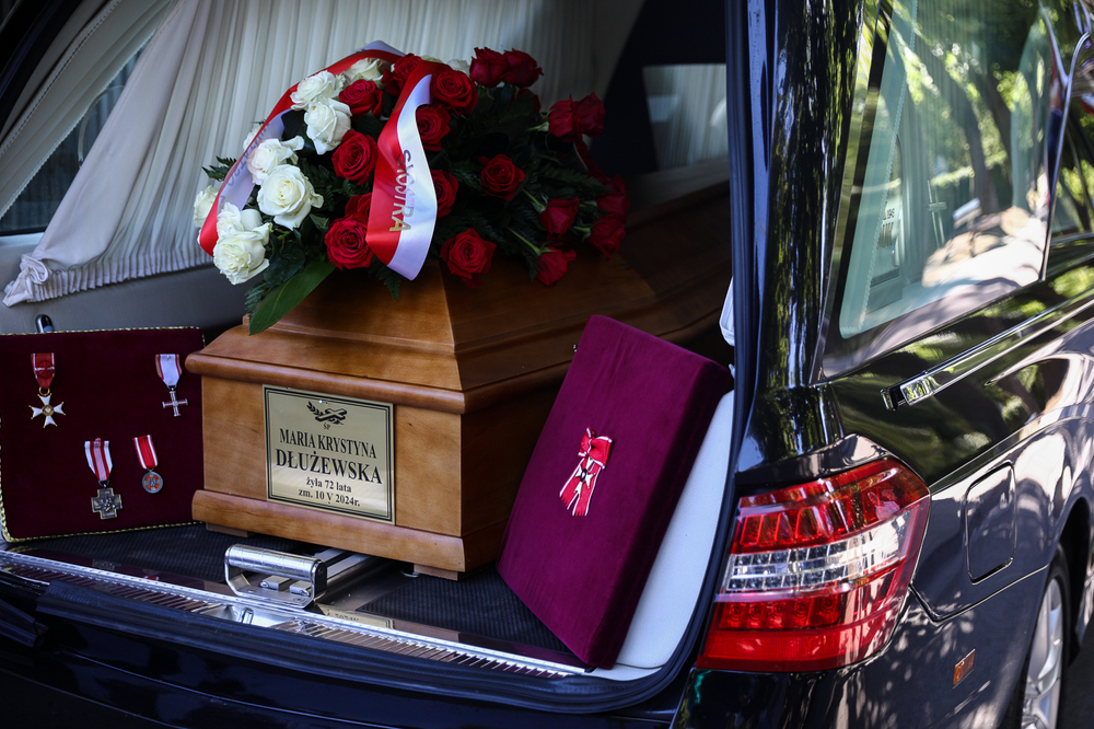 Uroczystości pogrzebowe Marii Dłużewskiej – Warszawa, 27 maja 2024. Fot. Sławek Kasper (IPN)