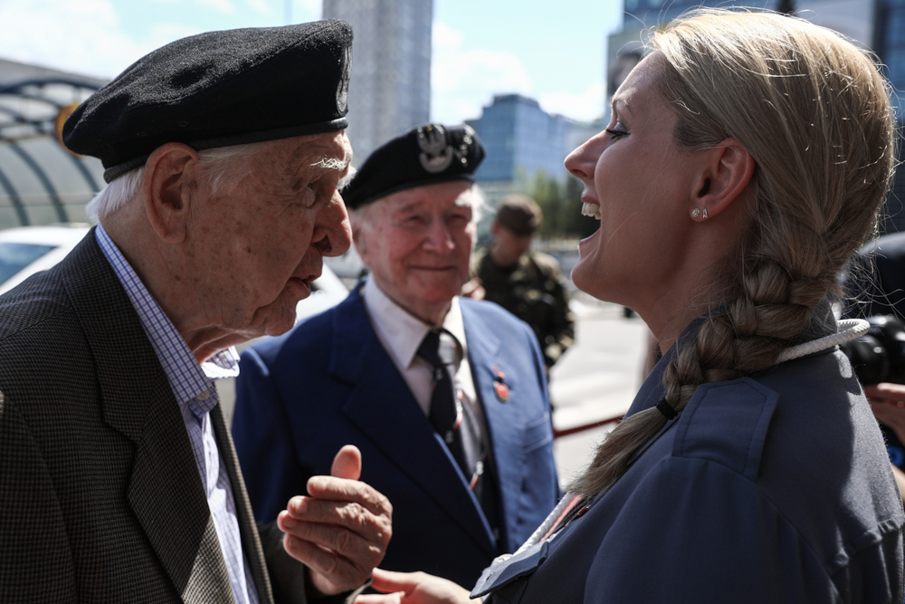 Uroczystość odsłonięcia tablicy upamiętniającej ppłk. Wacława Lipińskiego – Warszawa, 28 maja 2024. Fot. Sławek Kasper (IPN)