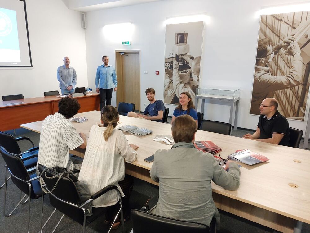 Studenci z programu Erasmus w Archiwum IPN – 28 maja 2024. Fot. Paweł Zielony (AIPN)