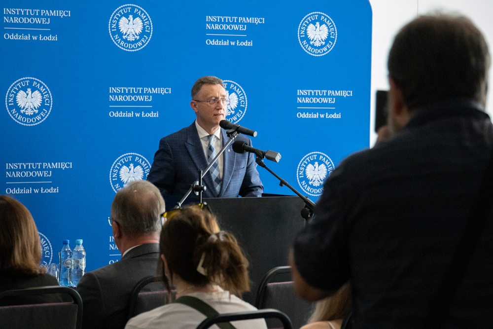 Konferencja naukowa „»Summum ius, summa iniuria«. Rola sądownictwa specjalnego w procesie utrwalania władzy komunistycznej w Polsce w latach 1944–1956” – Łódź, 28 maja 2024. Fot. Kornelia Zaborska (IPN)