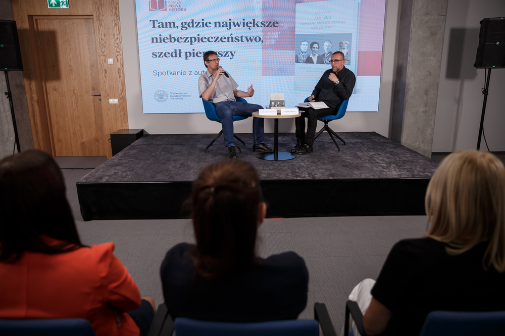 Spotkanie z cyklu „Książki Pełne Historii” – Warszawa, 29 maja 2024. Fot. Sławek Kasper (IPN)