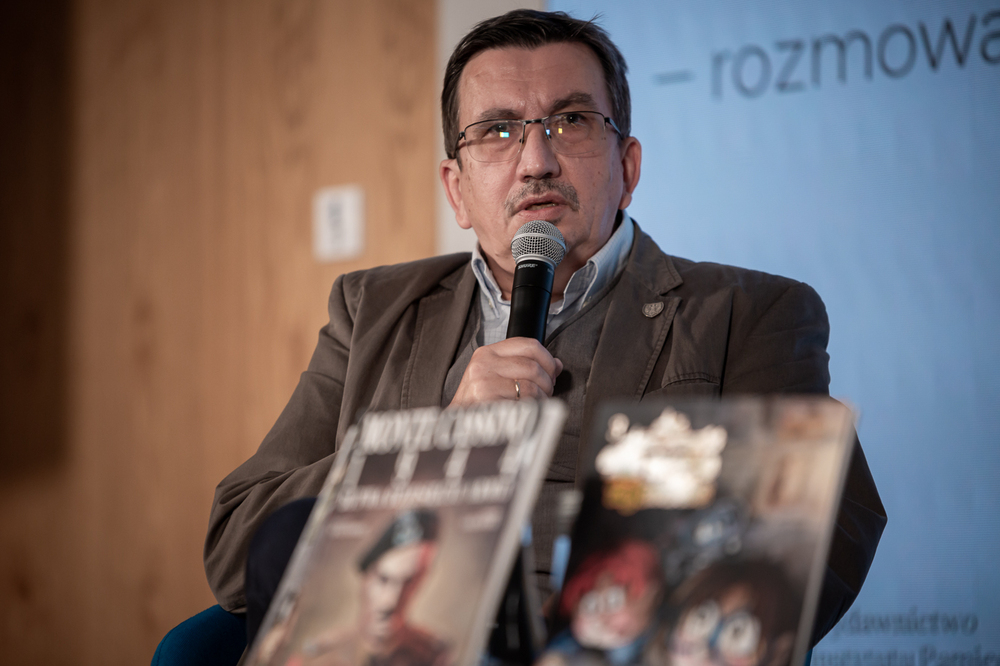 Spotkanie z cyklu „Książki Pełne Historii” – Warszawa, 29 maja 2024. Fot. Sławek Kasper (IPN)