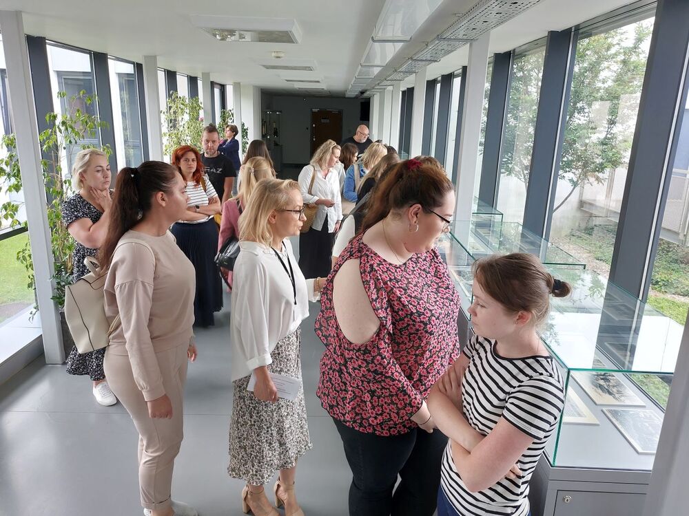 Studenci Wydziału Pedagogiki Akademii Zamojskiej w Archiwum IPN – 4 czerwca 2024. Fot. Paweł Zielony (IPN)