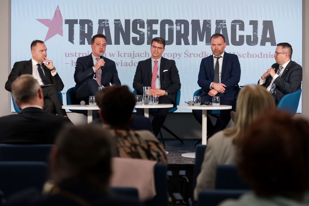 Dyskusja panelowa „Transformacja ustrojowa w krajach Europy Środkowo-Wschodniej – bilans doświadczeń” – Warszawa, 4 czerwca 2024. Fot. Mikołaj Bujak (IPN)