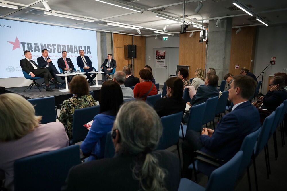 Dyskusja panelowa „Transformacja ustrojowa w krajach Europy Środkowo-Wschodniej – bilans doświadczeń” – Warszawa, 4 czerwca 2024. Fot. Mikołaj Bujak (IPN)