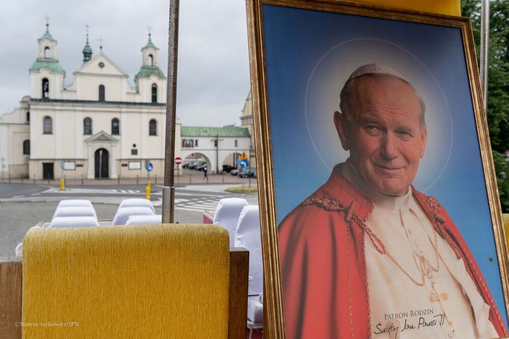 Otwarcie wystawy „Gaude Mater Polonia. Jan Paweł II w Ojczyźnie. 2–10 czerwca 1979” w Częstochowie – 4 czerwca 2024. Fot. Marcin Jurkiewicz (IPN)