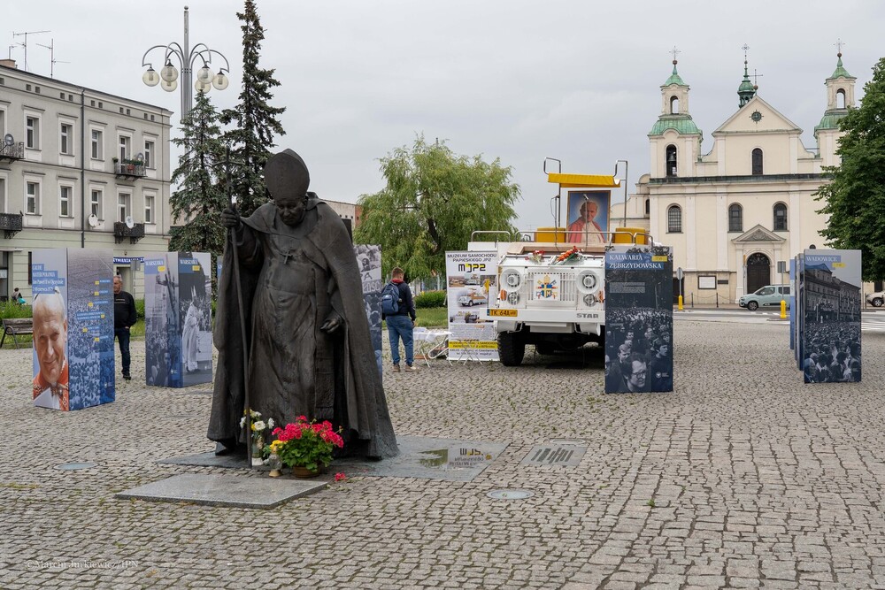 Otwarcie wystawy „Gaude Mater Polonia. Jan Paweł II w Ojczyźnie. 2–10 czerwca 1979” w Częstochowie – 4 czerwca 2024. Fot. Marcin Jurkiewicz (IPN)