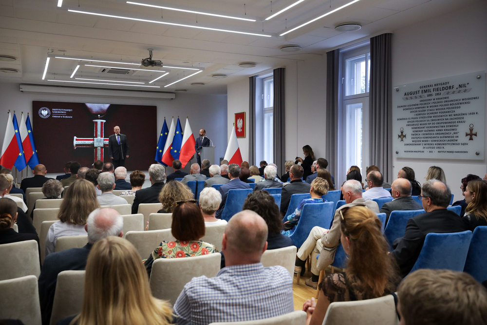 Uroczystość wręczenia Krzyży Wolności i Solidarności oraz medali Reipublicae Memoriae Meritum – Kraków, 7 czerwca 2024. Fot. Mikołaj Bujak (IPN)