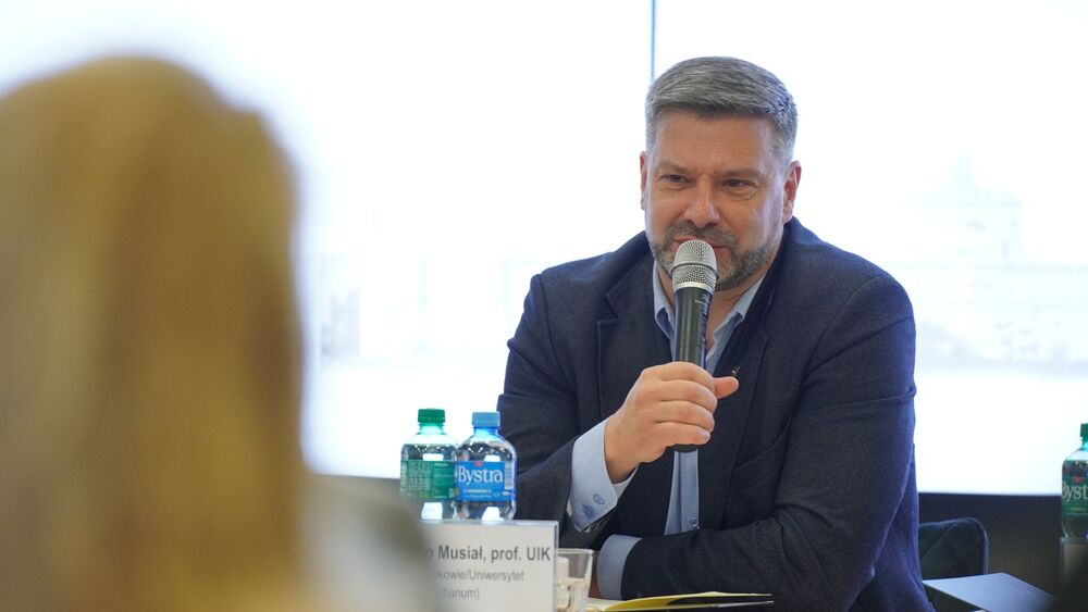 Międzynarodowa konferencja naukowa „Aparat represji – podmiot wykonawczy w systemie sowieckim – historia i perspektywy badawcze” – Lublin, 6–7 czerwca 2024. Na zdj. dr hab. Filip Musiał. Fot. Oddział IPN w Lublinie