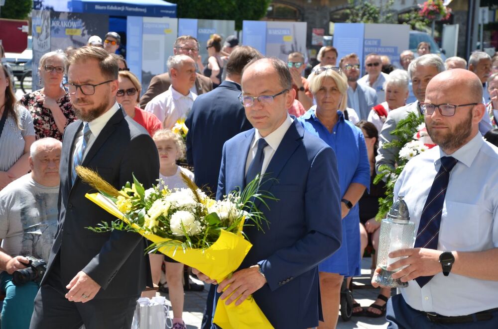 Otwarcie wystawy „Gaude Mater Polonia. Jan Paweł II w Ojczyźnie. 2–10 czerwca 1979” w Nowym Targu – 8 czerwca 2024. Fot. Michał Masłowski (IPN)