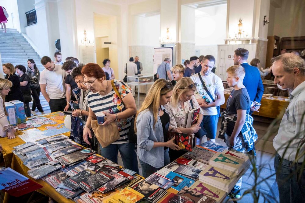 Archiwum Instytutu Pamięci Narodowej na XIV Warszawskim Pikniku Archiwalnym – Warszawa, 8 czerwca 2024. Fot. Katarzyna Adamów (IPN)