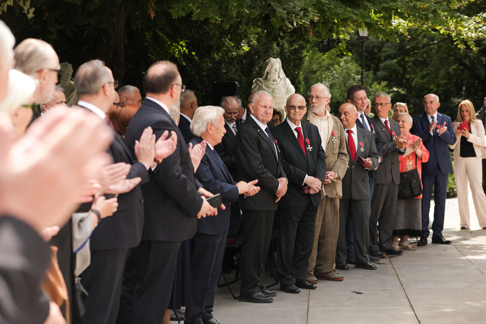 Uroczystość wręczenia odznaczeń państwowych działaczom opozycji antykomunistycznej – Warszawa, 14 czerwca 2024. Fot. Mikołaj Bujak (IPN)