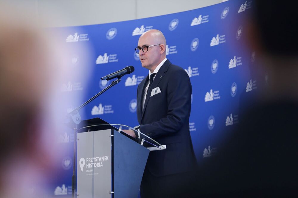 Uroczyste otwarcie Wielkopolskiego Kongresu Pamięci Narodowej – 18 czerwca 2024. Na zdj. dyrektor poznańskiego Oddziału IPN dr hab. Rafał Reczek. Fot. Mikołaj Bujak (IPN)