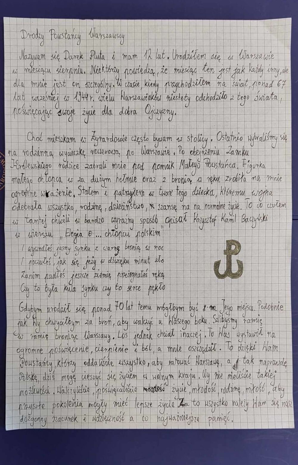 Rozstrzygnięcie konkursu „Powstańcy Warszawscy – Pamiętamy o Was!” – Warszawa, 18 czerwca 2024