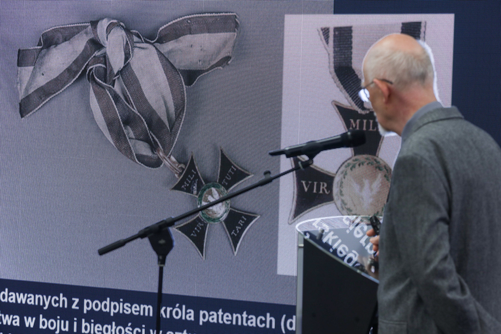 Wykład „O Krzyżu Virtuti Militari prawie wszystko” – 18 czerwca 2024. Fot. Mikołaj Bujak (IPN)