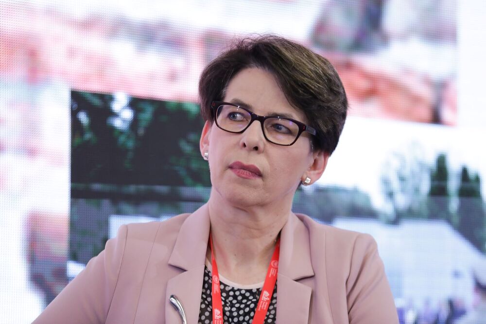 Debata „Edukacja dla pamięci” – 19 czerwca 2024. Na zdj. prof. Danuta Konieczka-Śliwińska. Fot. Mikołaj Bujak (IPN)