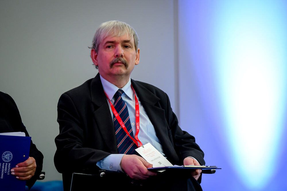 Debata „Czas przełomu 1989 roku w Wielkopolsce i na Ziemi Lubuskiej” – 19 czerwca 2024. Na zdj. dr Przemysław Zwiernik. Fot. Krzysztof Łojko (IPN)