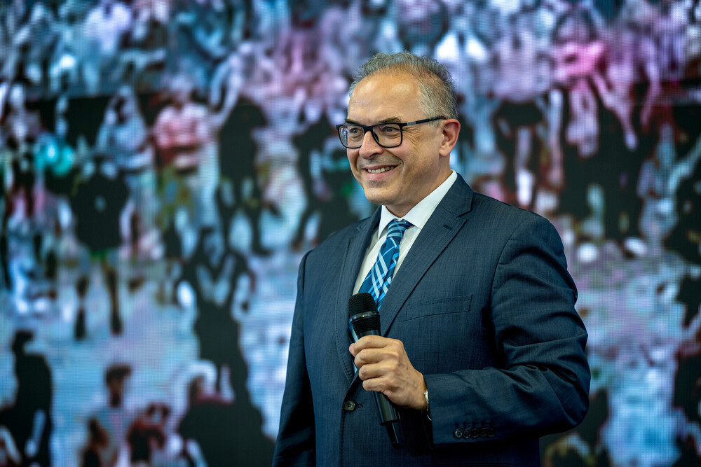 „Niemcy, naziści czy hitlerowcy? Semantyka i fakty” – 19 czerwca 2024. Na zdj. dr Maciej Korkuć. Fot. Krzysztof Łojko (IPN)