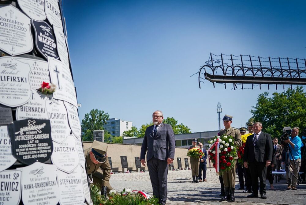 Obchody upamiętniające 84. rocznicę egzekucji więźniów Pawiaka w Palmirach – 21 czerwca 2024. Fot. Mateusz Niegowski (IPN)