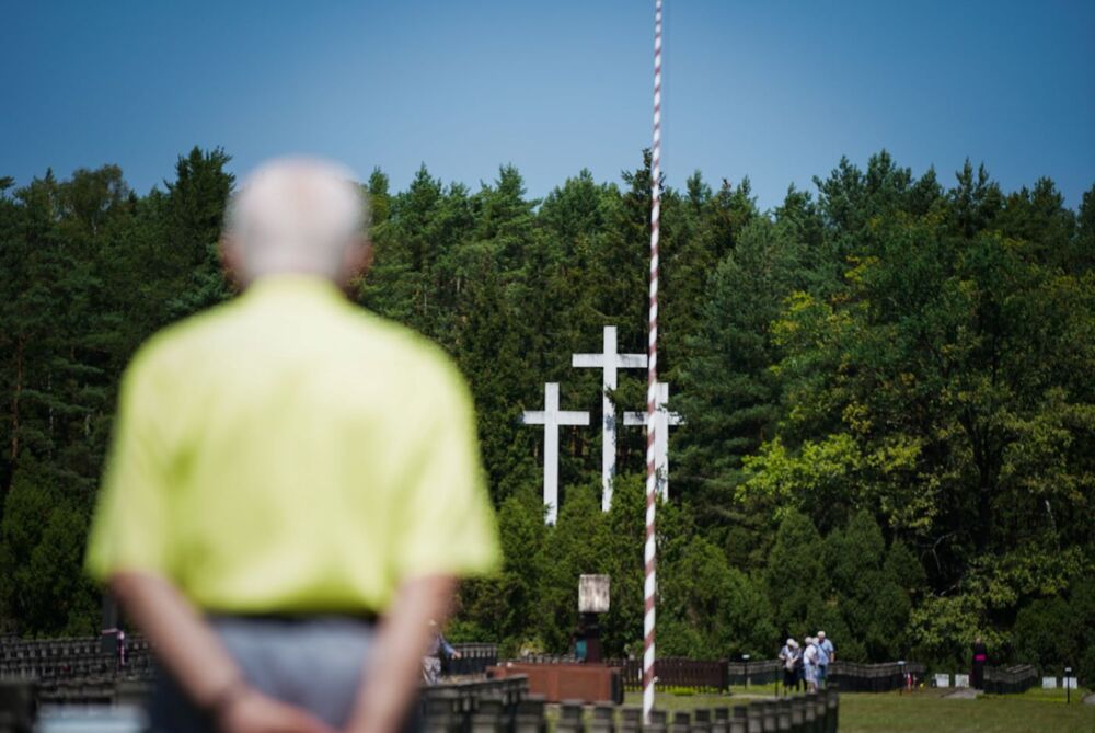Obchody upamiętniające 84. rocznicę egzekucji więźniów Pawiaka w Palmirach – 21 czerwca 2024. Fot. Mateusz Niegowski (IPN)