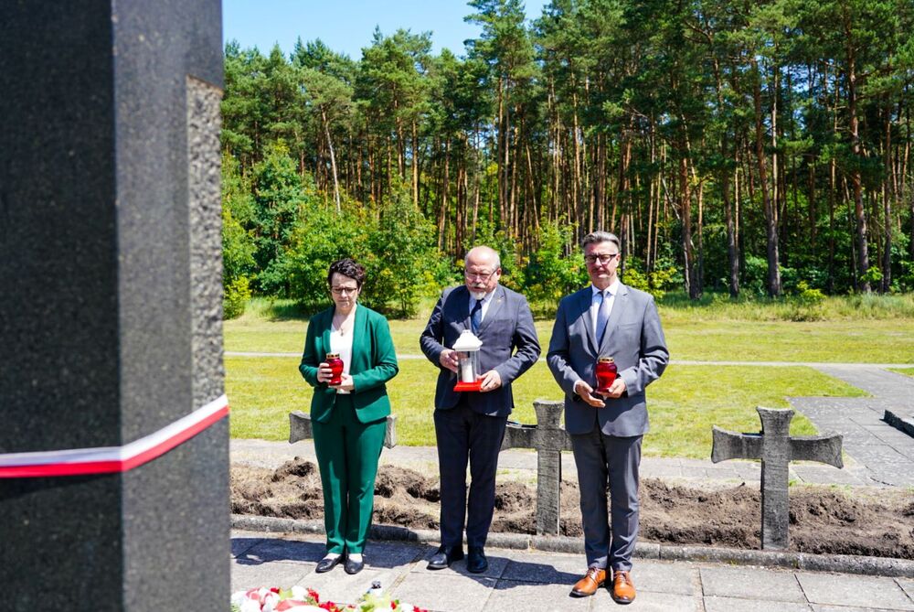 Obchody upamiętniające 84. rocznicę egzekucji więźniów Pawiaka w Palmirach – 21 czerwca 2024. Fot. Mateusz Niegowski (IPN)