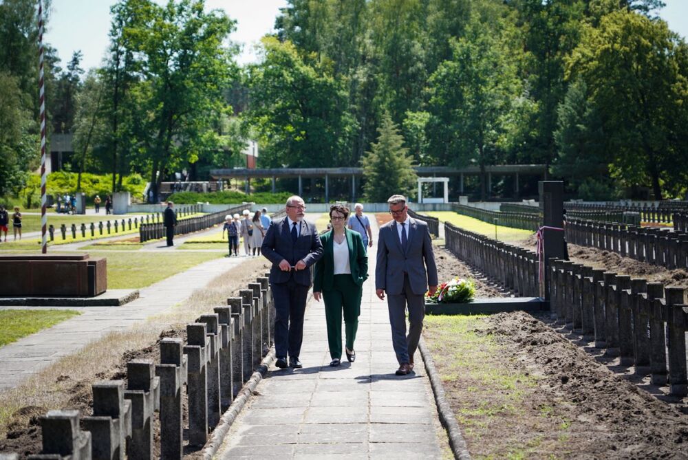 Obchody upamiętniające 84. rocznicę egzekucji więźniów Pawiaka w Palmirach – 21 czerwca 2024. Fot. Mateusz Niegowski (IPN)