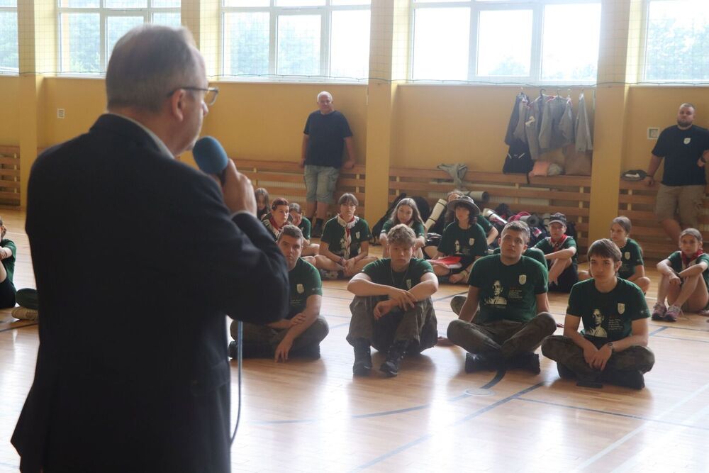 XXII Rajd Pieszy Szlakiem Żołnierzy 5. Wileńskiej Brygady AK mjr. „Łupaszki” – Bory Tucholskie, 22 czerwca 2024. Fot. Artur Chomicz (IPN)