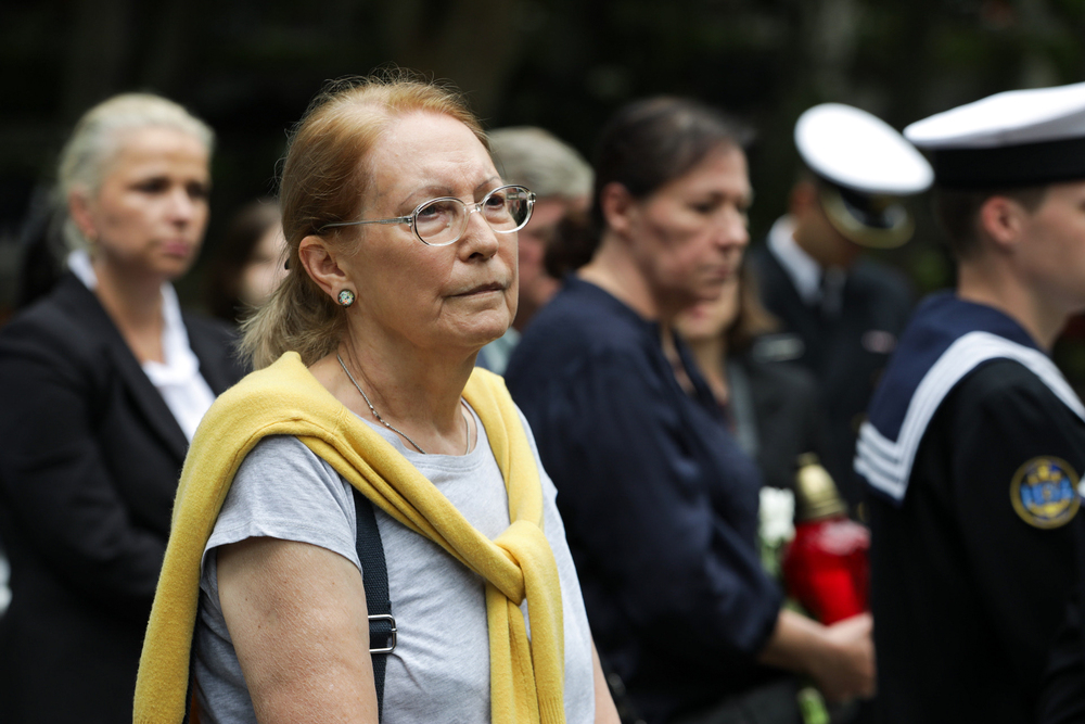 Uroczystość odsłonięcia pomnika nagrobnego kpt. mar. Jerzego Błeszyńskiego – Gdynia, 24 czerwca 2024. Fot. Mikołaj Bujak (IPN)