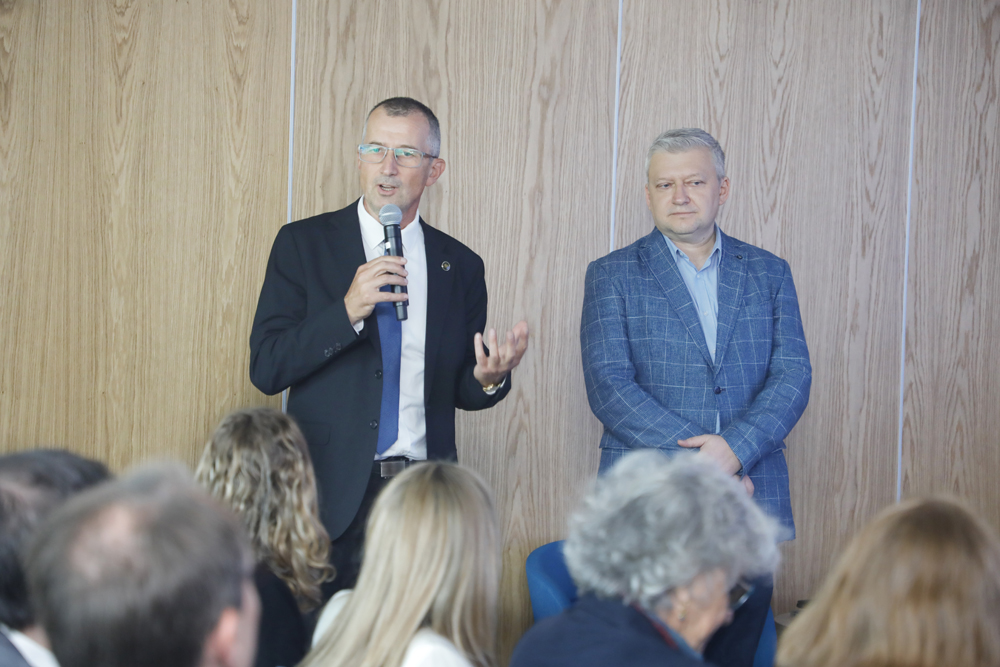 Przedstawiciele środowisk żydowskich w Centralnym Przystanku Historia – Warszawa, 24 czerwca 2024. Fot. Piotr Życieński (IPN)