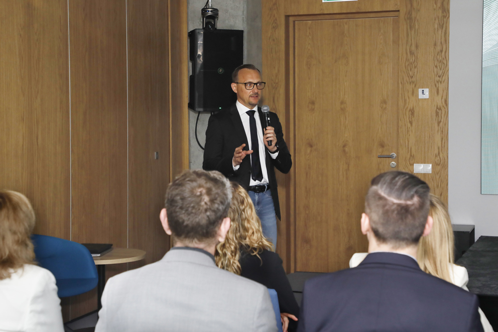 Przedstawiciele środowisk żydowskich w Centralnym Przystanku Historia – Warszawa, 24 czerwca 2024. Fot. Piotr Życieński (IPN)