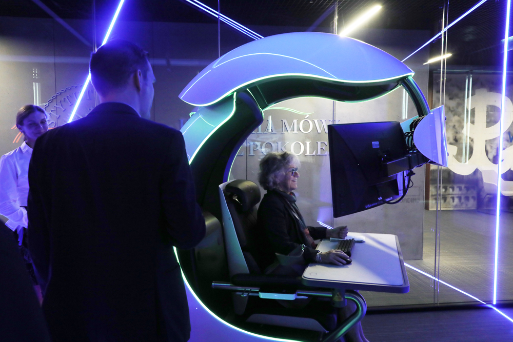 Przedstawiciele środowisk żydowskich w Centralnym Przystanku Historia – Warszawa, 24 czerwca 2024. Fot. Piotr Życieński (IPN)