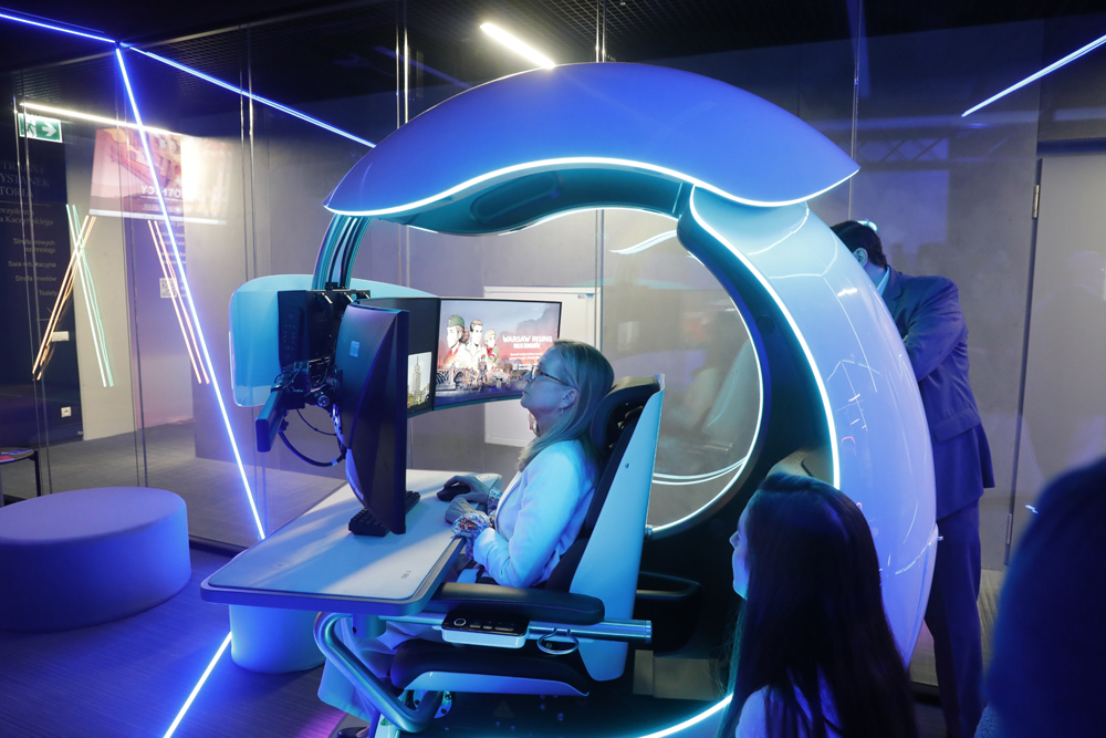 Przedstawiciele środowisk żydowskich w Centralnym Przystanku Historia – Warszawa, 24 czerwca 2024. Fot. Piotr Życieński (IPN)