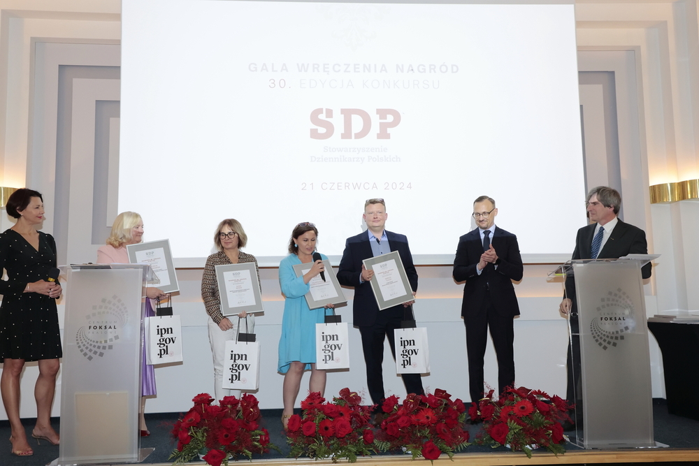 30. edycja konkursu Stowarzyszenia Dziennikarzy Polskich o Nagrodę im. Janusza Kurtyki – Warszawa, 21 czerwca 2024. Fot. Adam Jankowski