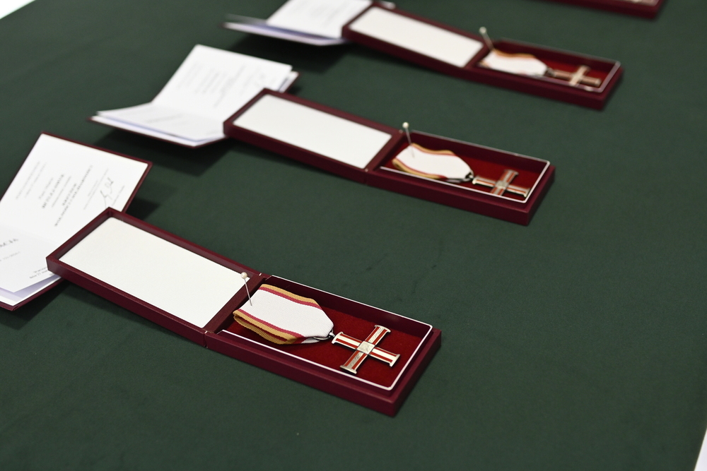 Krzyże Wolności i Solidarności wręczone działaczom opozycji antykomunistycznej z lat 1976–1989 – Radom, 25 czerwca 2024. Fot. Michał Adamczyk (IPN)