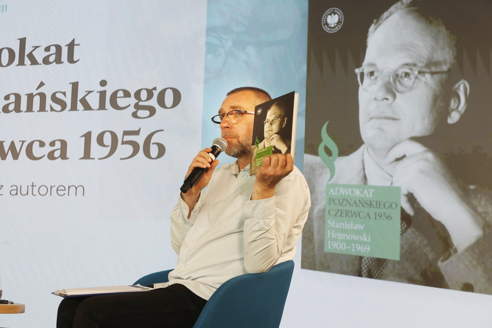 Spotkanie z cyklu „Książki Pełne Historii” z Piotrem Grzelczakiem – Warszawa, 26 czerwca 2024. Fot. Piotr Życieński (IPN)