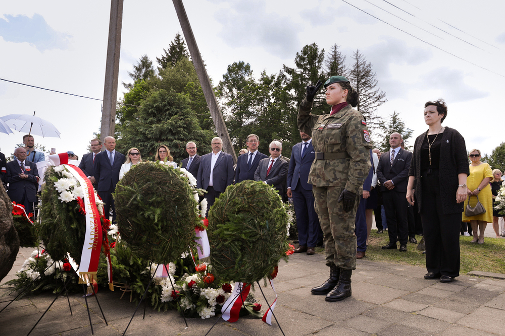 Obchody 80. rocznicy operacji „Ostra Brama” – Bogusze, 6 lipca 2024. Fot. Mikołaj Bujak (IPN)