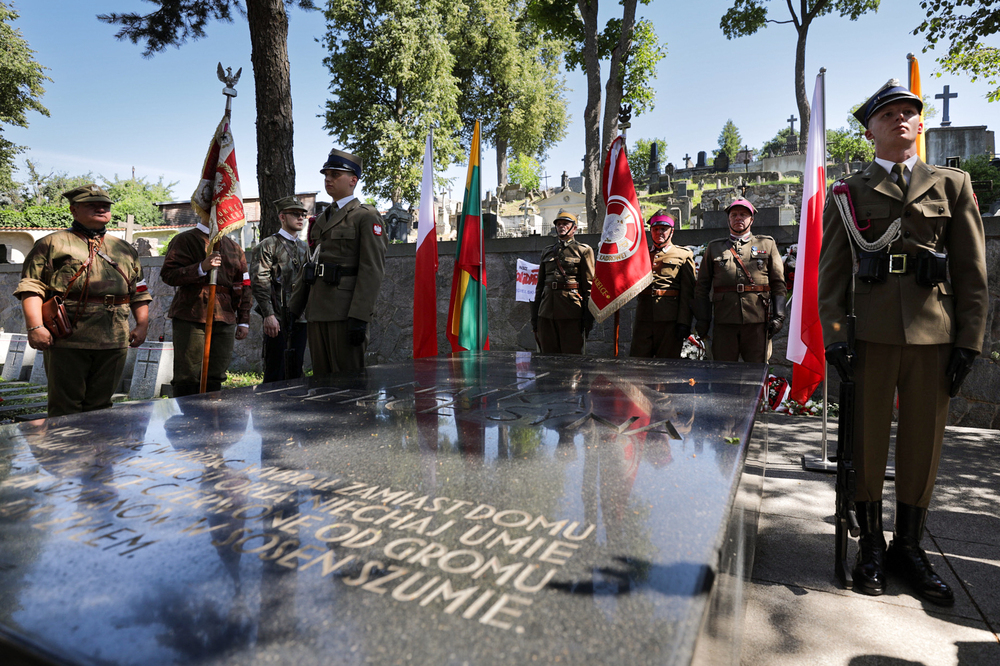 Drugi dzień obchodów 80. rocznicy operacji „Ostra Brama” – Wilno, 7 lipca 2024. Fot. Mikołaj Bujak (IPN)