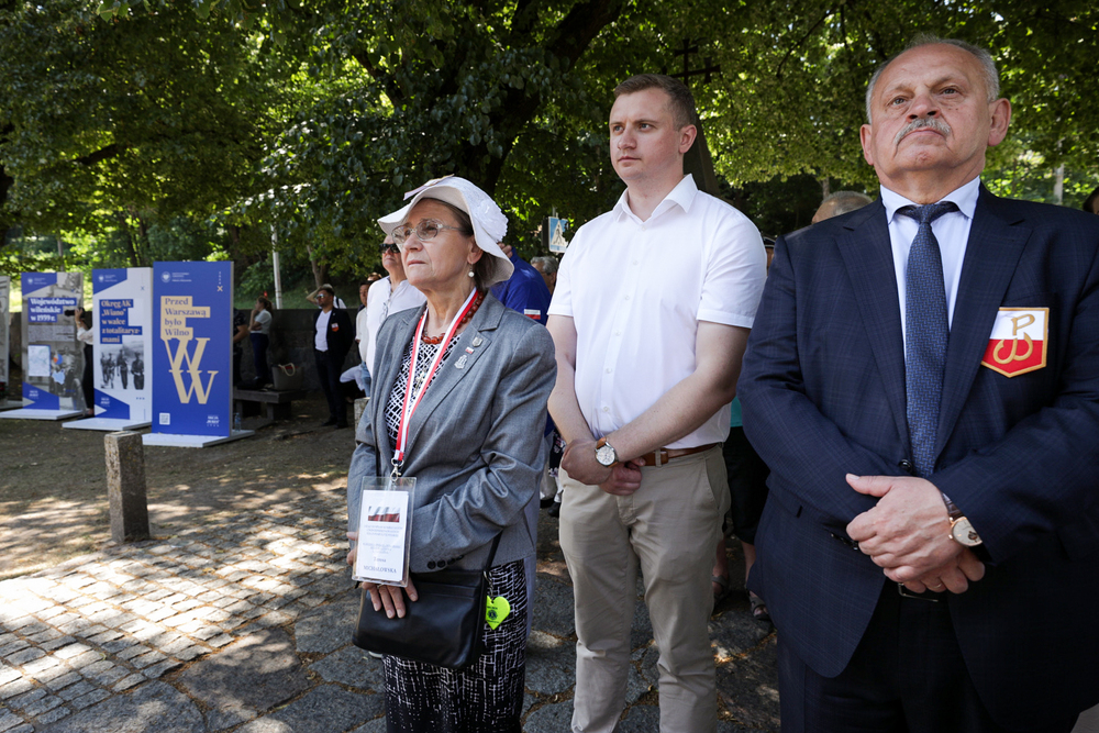 Drugi dzień obchodów 80. rocznicy operacji „Ostra Brama” – Wilno, 7 lipca 2024. Fot. Mikołaj Bujak (IPN)