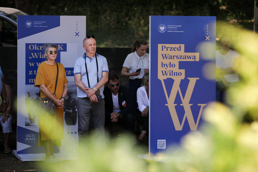 Drugi dzień obchodów 80. rocznicy operacji „Ostra Brama” – Wilno, 7 lipca 2024. Fot. Mikołaj Bujak (IPN)