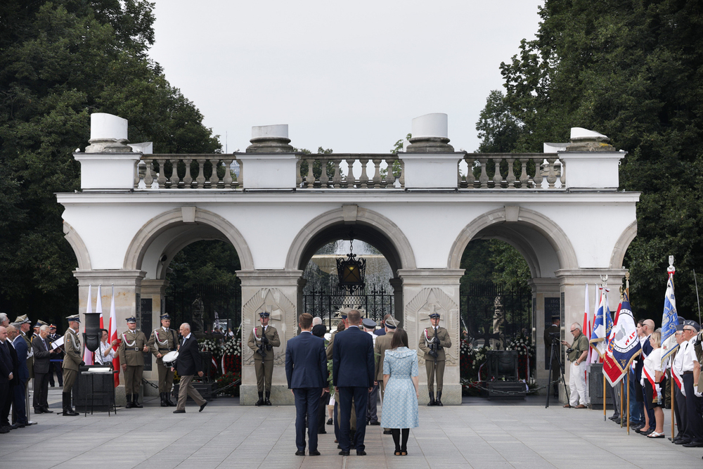 W Warszawie upamiętniono ofiary Zbrodni Wołyńskiej – 11 lipca 2024. Fot. Mikołaj Bujak (IPN)