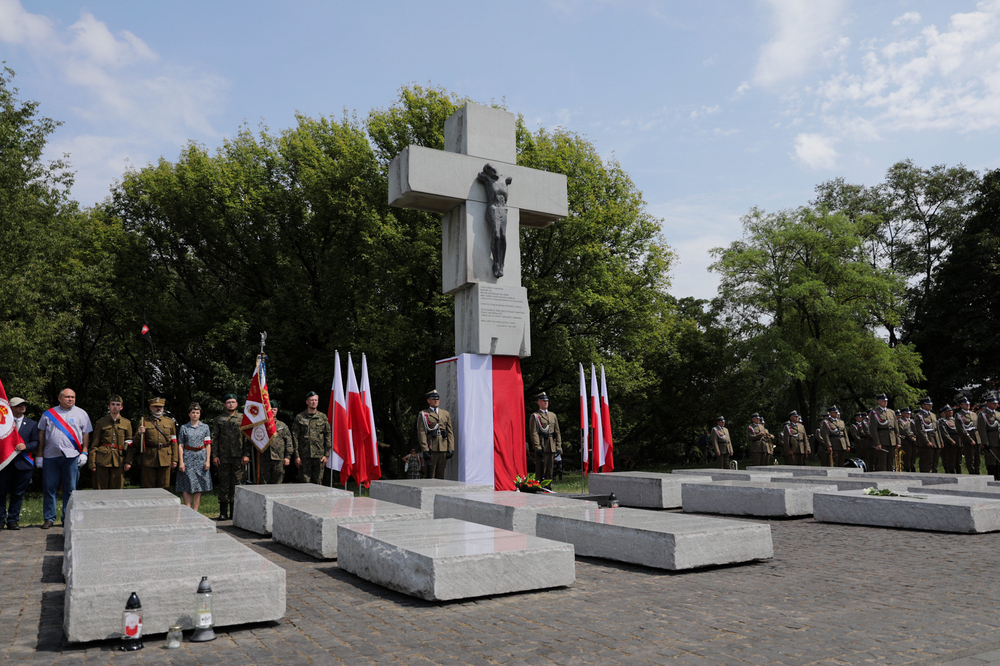 W Warszawie upamiętniono ofiary Zbrodni Wołyńskiej – 11 lipca 2024. Fot. Mikołaj Bujak (IPN)