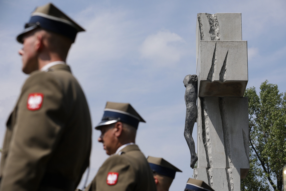 W Warszawie upamiętniono ofiary Zbrodni Wołyńskiej – 11 lipca 2024. Fot. Mikołaj Bujak (IPN)