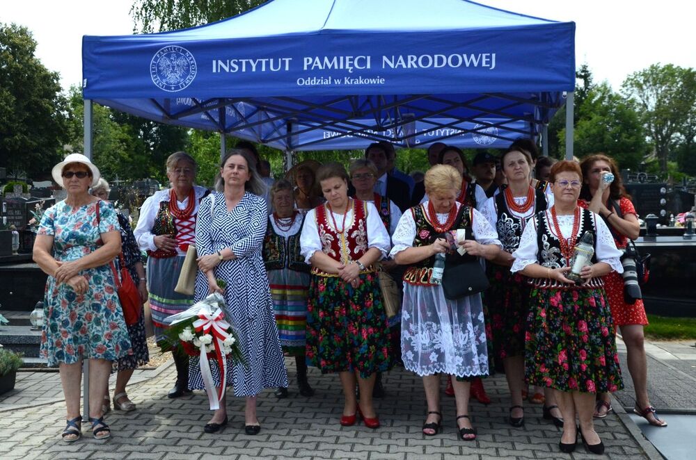 Uroczystości upamiętniające ofiary niemieckiej pacyfikacji Liszek – 12 lipca 2024. Fot. Janusz Ślęzak (IPN)