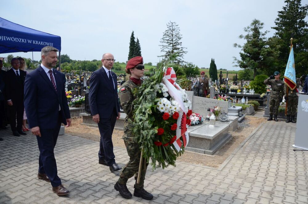 Uroczystości upamiętniające ofiary niemieckiej pacyfikacji Liszek – 12 lipca 2024. Fot. Janusz Ślęzak (IPN)