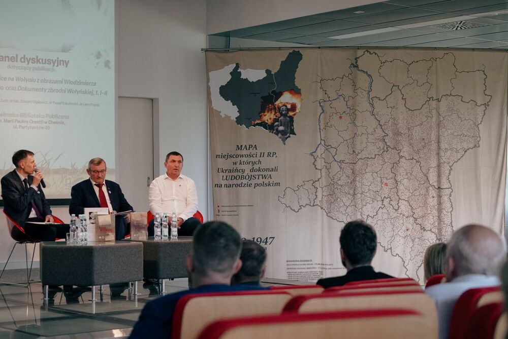 Dyskusja na temat publikacji IPN poświęconych Zbrodni Wołyńskiej – 12 lipca 2024. Fot. Mateusz Niegowski (IPN)