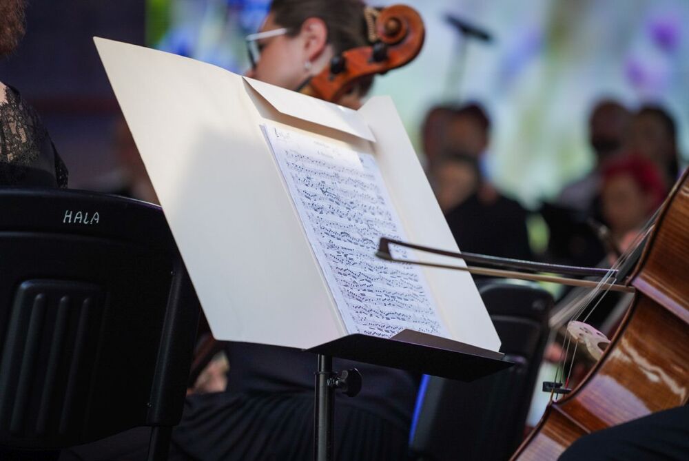 Koncert wieńczący uroczystości w Chełmie, upamiętniające ofiary ludobójstwa na Wołyniu – 12 lipca 2024. Fot. Mateusz Niegowski (IPN)